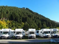 夏休み期間中のNZホリデーパーク